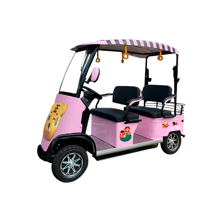 杉东H4S景区旅游电动观光车共享双排小巴士高尔夫球车四轮观光巡逻车